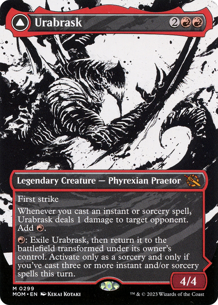 Urabrask (MOM-299) [March of the Machine] (Showcase) (Borderless) MTG Single Wizards of the Coast