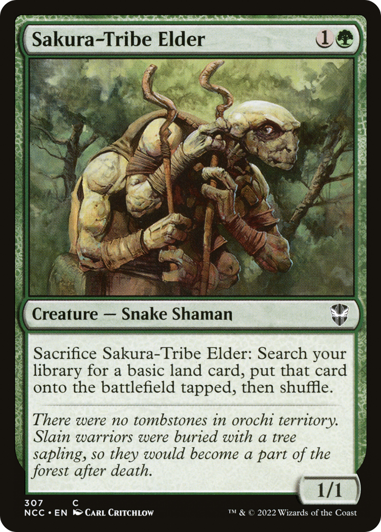 Sakura-Tribe Elder (NCC-307) [New Capenna Commander] MTG Single Wizards of the Coast