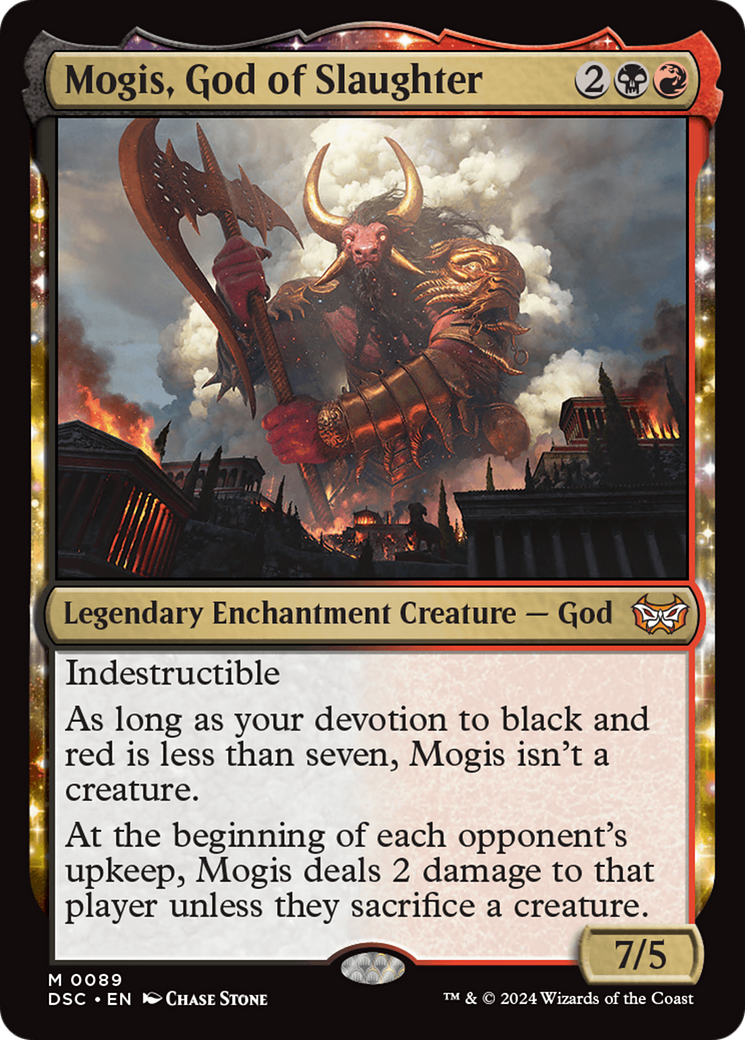 Mogis, God of Slaughter (DSC-089) [Duskmourn: House of Horror Commander] MTG Single Wizards of the Coast