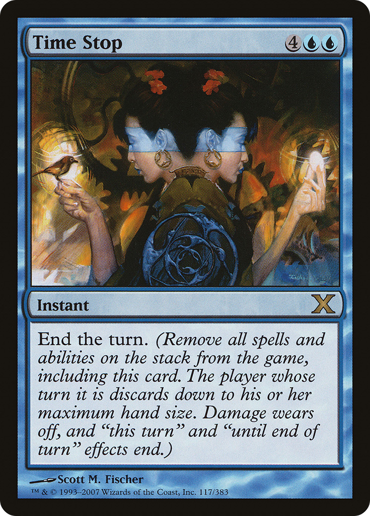 Time Stop (10E-117) [Tenth Edition] MTG Single Wizards of the Coast