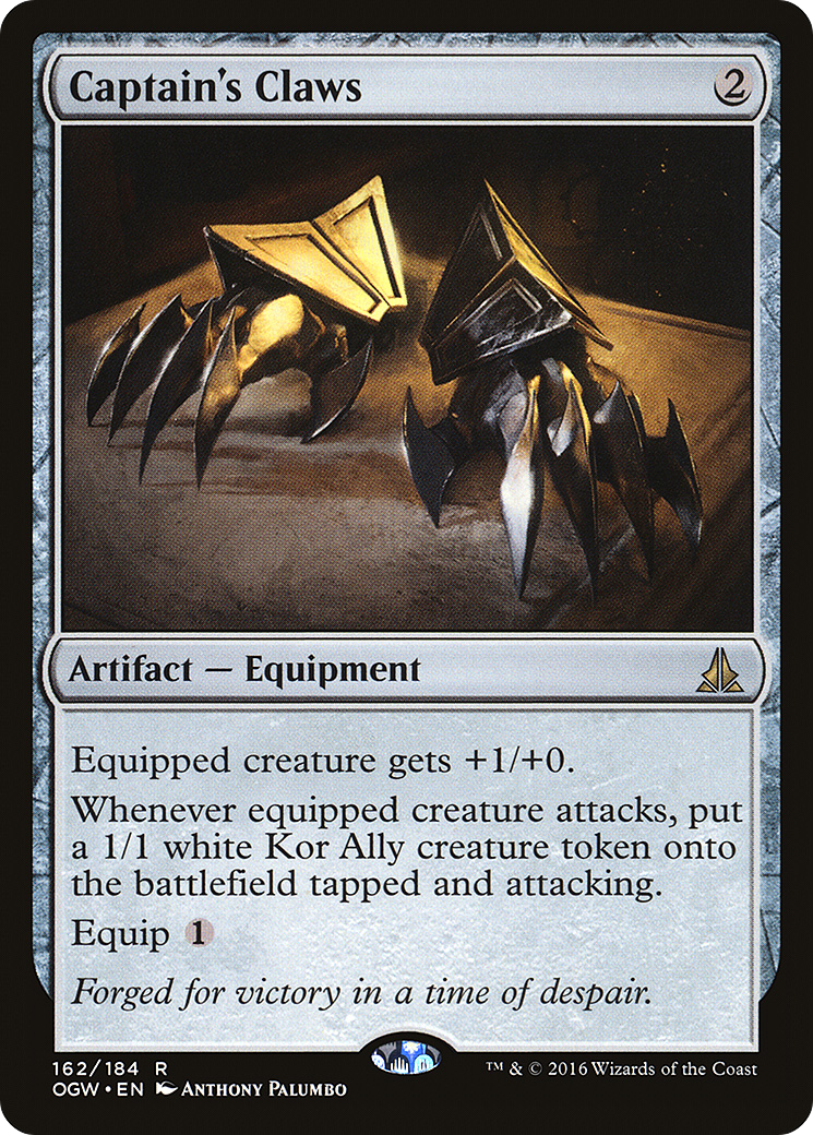 Captain's Claws (OGW-162) [Oath of the Gatewatch] MTG Single Wizards of the Coast