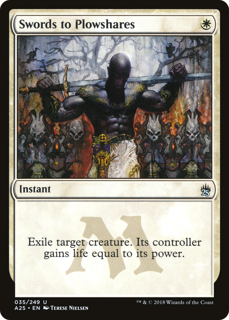 Swords to Plowshares (A25-035) [Masters 25] MTG Single Wizards of the Coast