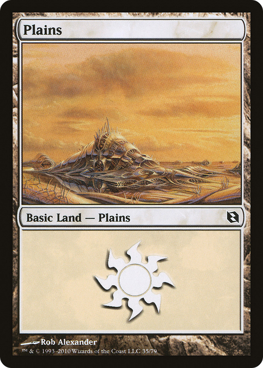 Plains (DDF-035) [Misc] Duel Decks: Elspeth vs. Tezzeret MTG Single Wizards of the Coast