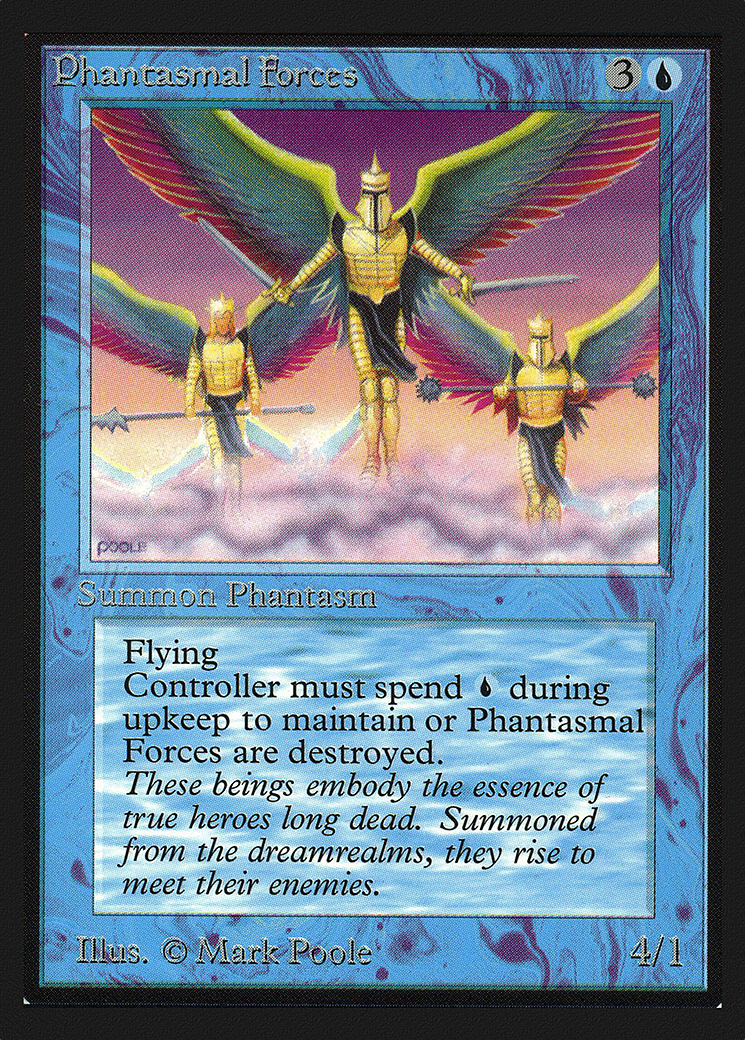 Phantasmal Forces (IED-068) [Intl. Collectors' Edition] MTG Single Wizards of the Coast