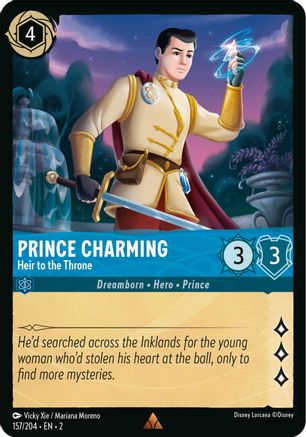 Prince Charming - Heir to the Throne (157/204) [Rise of the Floodborn] Lorcana Single Disney