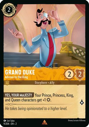 Grand Duke - Advisor to the King (9/204) [Rise of the Floodborn] Lorcana Single Disney