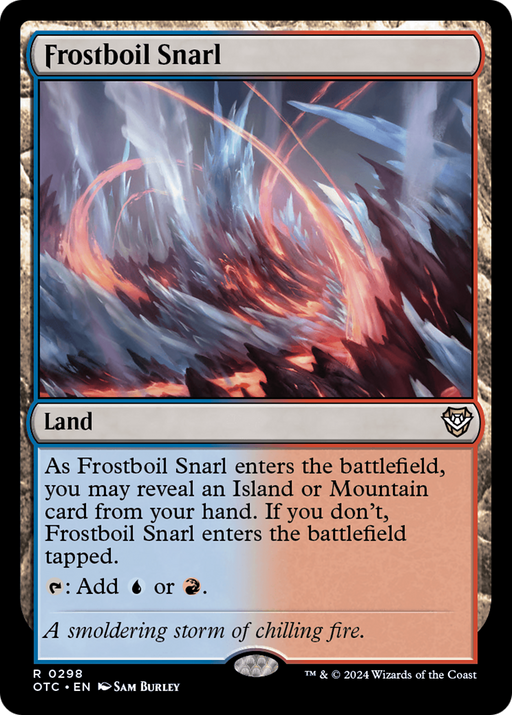 Frostboil Snarl (OTC-298) [Outlaws of Thunder Junction Commander] MTG Single Wizards of the Coast