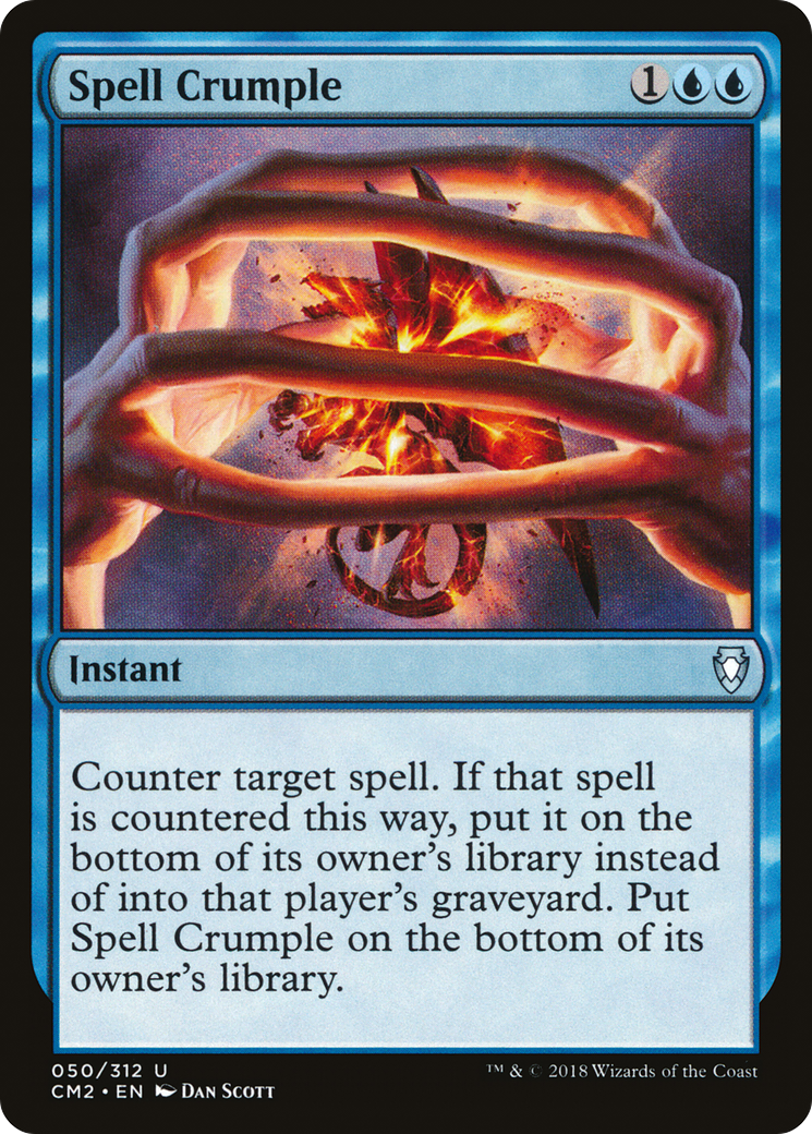 Spell Crumple (CM2-050) [Commander Anthology Volume II] MTG Single Wizards of the Coast