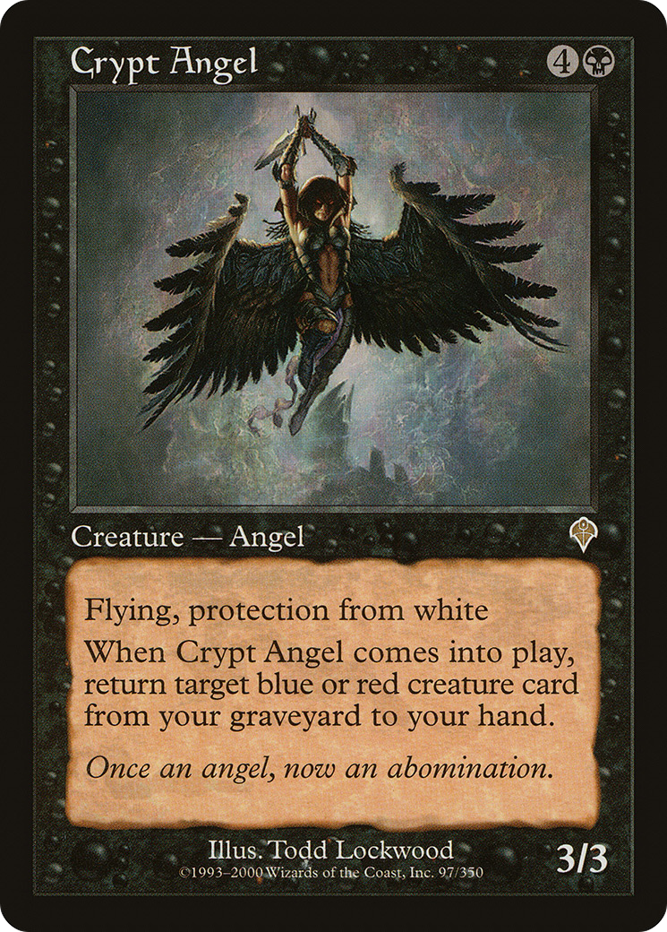 Crypt Angel (INV-097) [Invasion] Foil MTG Single Wizards of the Coast