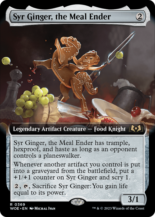 Syr Ginger, the Meal Ender (WOE-369) [Wilds of Eldraine] (Extended Art) MTG Single Wizards of the Coast