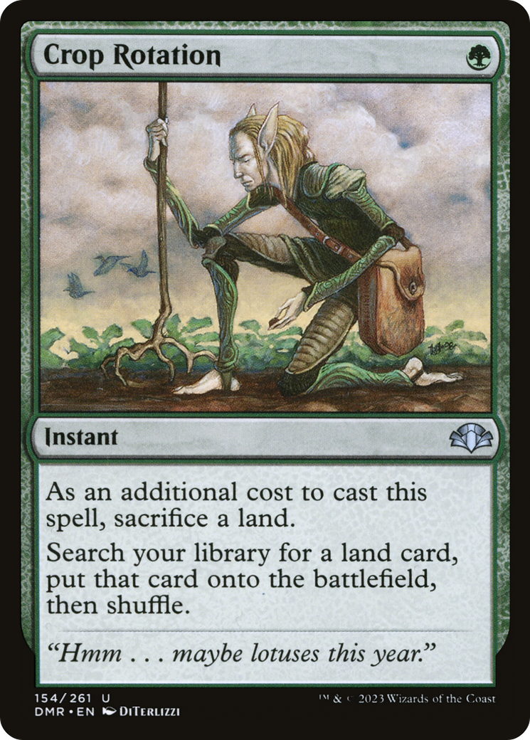 Crop Rotation (DMR-154) [Dominaria Remastered] MTG Single Wizards of the Coast