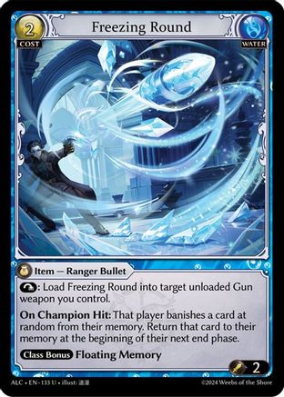 Freezing Round (133) [Alchemical Revolution] Foil Grand Archive Single Weebs of the Shore