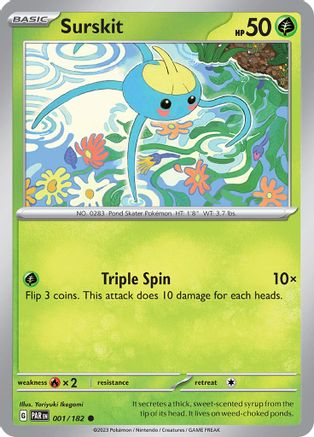 Surskit (1) [SV: Paradox Rift] Pokemon Single Pokémon