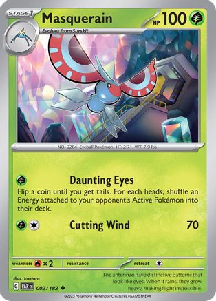 Masquerain (2) [SV: Paradox Rift] Pokemon Single Pokémon