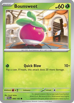 Bounsweet (8) [SV: Paradox Rift] Pokemon Single Pokémon