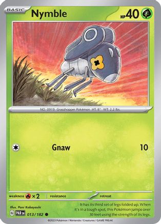 Nymble - 013/182 [SV: Paradox Rift] Pokemon Single Pokémon
