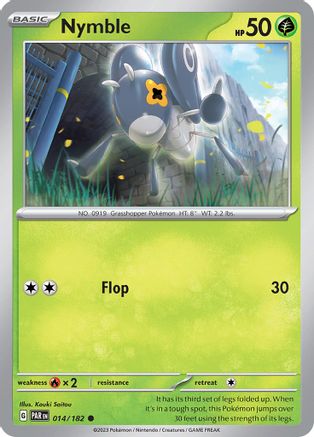 Nymble - 014/182 [SV: Paradox Rift] Pokemon Single Pokémon