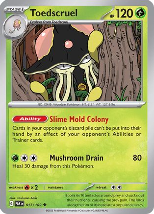 Toedscruel - 017/182 [SV: Paradox Rift] Pokemon Single Pokémon