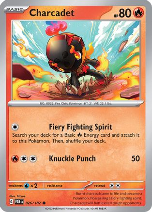 Charcadet - 026/182 [SV: Paradox Rift] Pokemon Single Pokémon