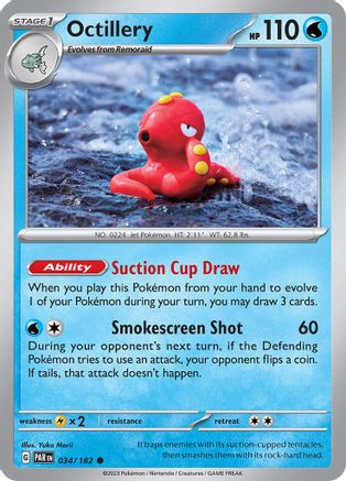 Octillery (34) [SV: Paradox Rift] Pokemon Single Pokémon