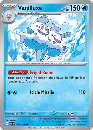 Vanilluxe (45) [SV: Paradox Rift] Pokemon Single Pokémon