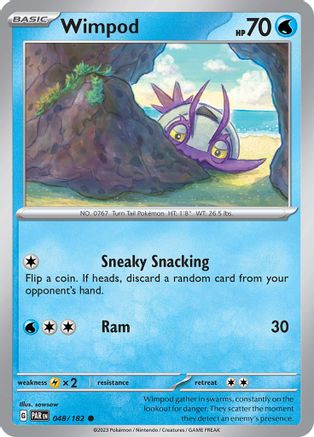 Wimpod - 048/182 [SV: Paradox Rift] Pokemon Single Pokémon