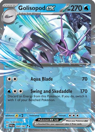 Golisopod ex - 050/182 Holofoil [SV: Paradox Rift] Pokemon Single Pokémon