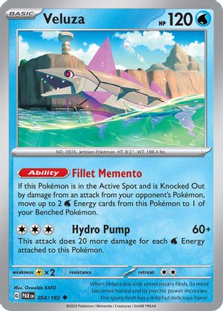 Veluza - 054/182 [SV: Paradox Rift] Pokemon Single Pokémon