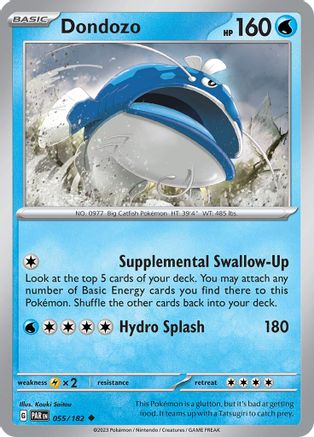 Dondozo (55) [SV: Paradox Rift] Pokemon Single Pokémon