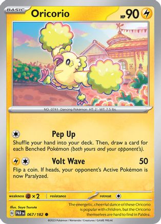 Oricorio (67) [SV: Paradox Rift] Pokemon Single Pokémon