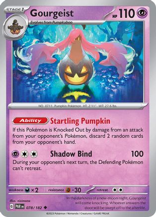 Gourgeist (78) Reverse Holofoil [SV: Paradox Rift] Pokemon Single Pokémon