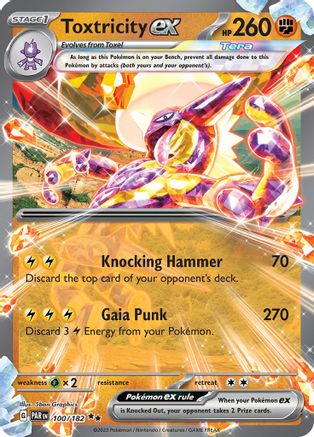 Toxtricity ex (100) Holofoil [SV: Paradox Rift] Pokemon Single Pokémon