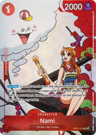 Nami (Gift Collection 2023) (OP01-016) [One Piece Promotion Cards] Foil One Piece Single Bandai