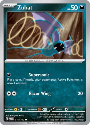 Zubat (110) [SV: Paradox Rift] Pokemon Single Pokémon