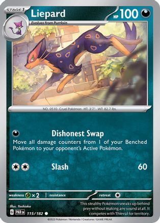 Liepard (115) [SV: Paradox Rift] Pokemon Single Pokémon