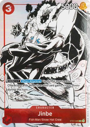 Jinbe (Gift Collection 2023) (ST01-005) [One Piece Promotion Cards] Foil One Piece Single Bandai