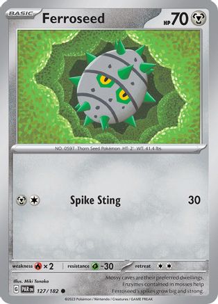 Ferroseed (127) [SV: Paradox Rift] Pokemon Single Pokémon