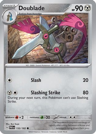 Doublade - 132/182 Reverse Holofoil [SV: Paradox Rift] Pokemon Single Pokémon