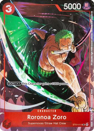 Roronoa Zoro (Gift Collection 2023) (ST01-013) [One Piece Promotion Cards] Foil One Piece Single Bandai