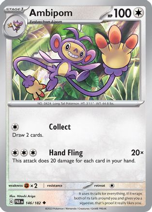Ambipom (146) [SV: Paradox Rift] Pokemon Single Pokémon
