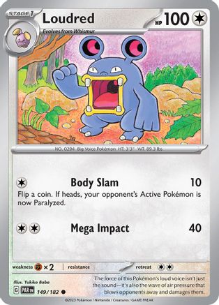 Loudred (149) [SV: Paradox Rift] Pokemon Single Pokémon