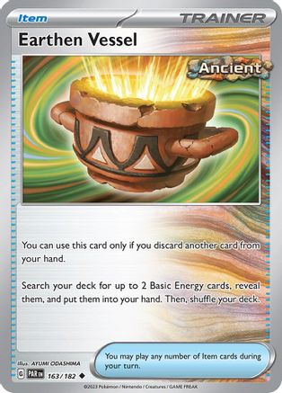 Earthen Vessel (163) Reverse Holofoil [SV: Paradox Rift] Pokemon Single Pokémon