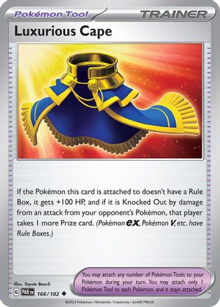 Luxurious Cape (166) Reverse Holofoil [SV: Paradox Rift] Pokemon Single Pokémon