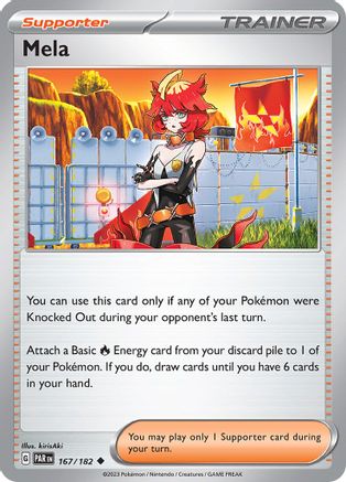 Mela (167) [SV: Paradox Rift] Pokemon Single Pokémon