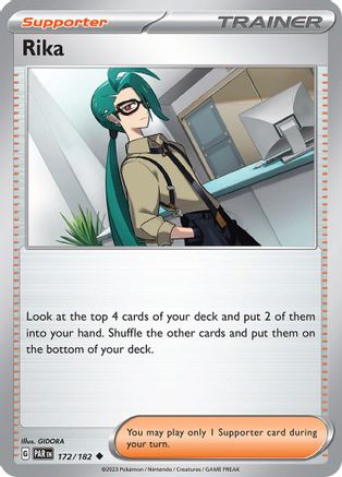 Rika (172) Reverse Holofoil [SV: Paradox Rift] Pokemon Single Pokémon