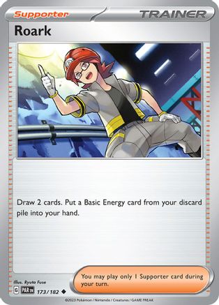 Roark (173) Reverse Holofoil [SV04 Paradox Rift] Pokemon Single Pokémon