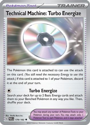 Technical Machine: Turbo Energize (179) [SV: Paradox Rift] Pokemon Single Pokémon