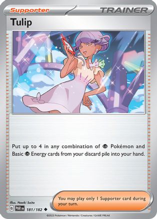 Tulip (181) [SV: Paradox Rift] Pokemon Single Pokémon