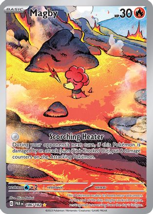 Magby - 186/182 Holofoil [SV: Paradox Rift] Pokemon Single Pokémon