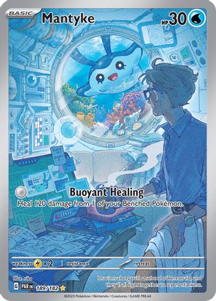 Mantyke - 189/182 Holofoil [SV: Paradox Rift] Pokemon Single Pokémon